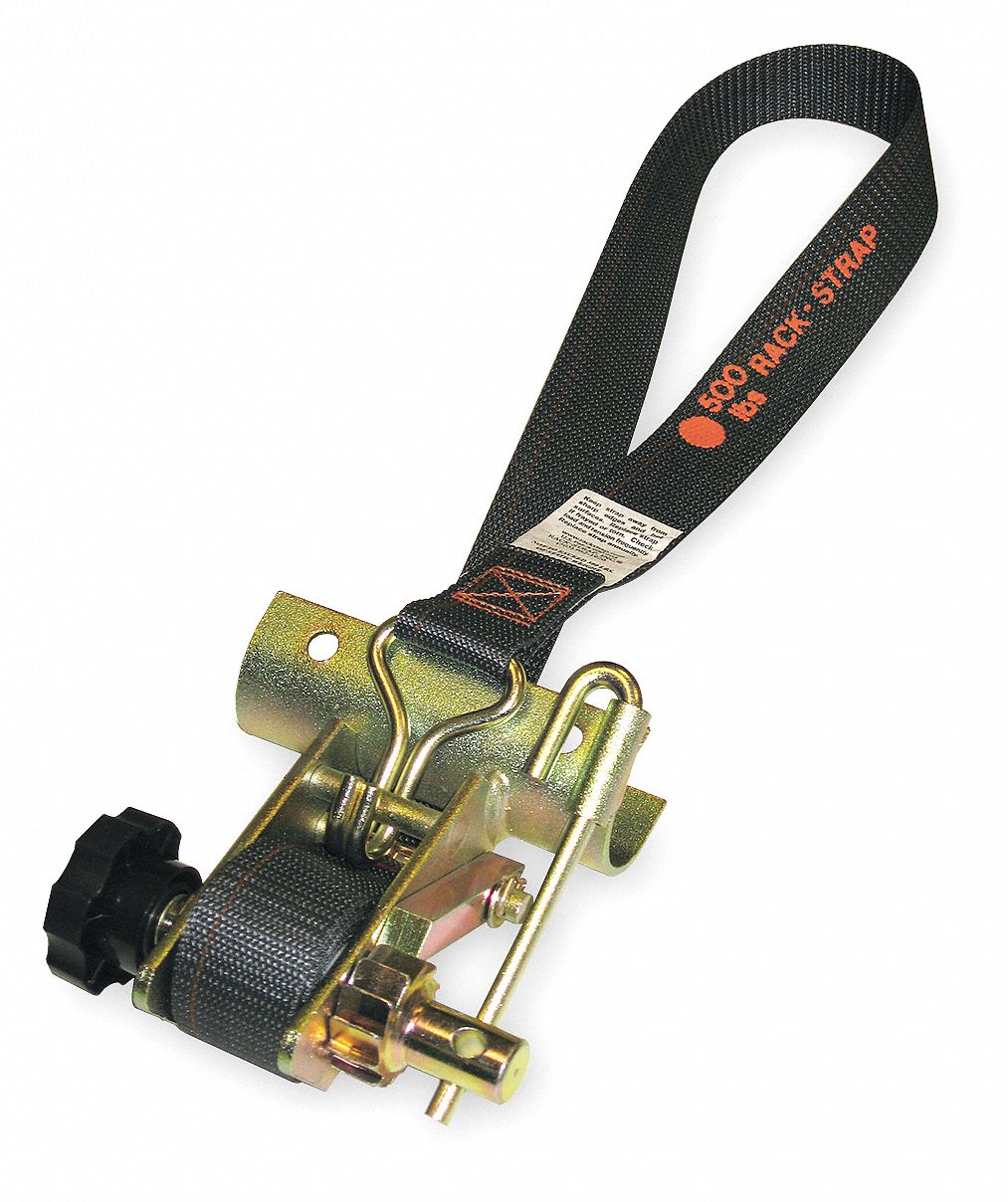 RACKSTRAP Cargo Strap, Ratchet, 8 ftx11/2 In, 500 lb 1AKZ7RS3 BX Grainger