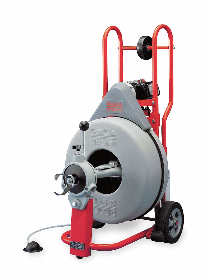 RIDGID Drain Cleaning Machine, 3/4x100 1ATH542007 Grainger