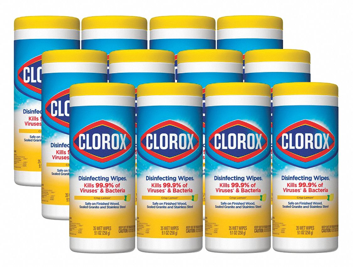 CLOROX Disinfecting and Sanitizing Wipes, Disinfecting Cleaning Wipes