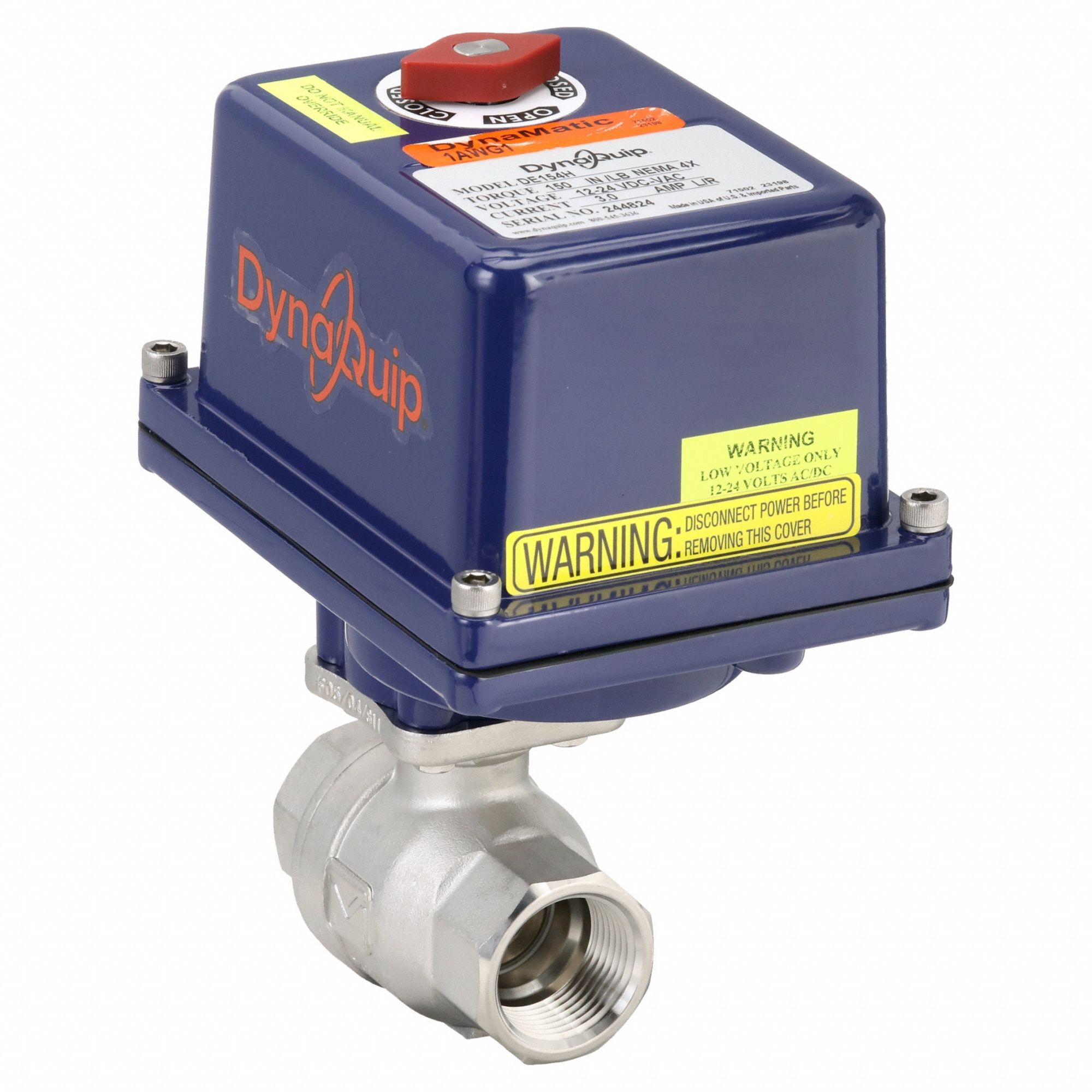 DYNAQUIP CONTROLS 1 In Stainless Steel Electrically Actuated Two Way