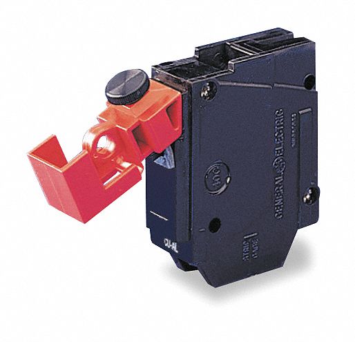 BRADY Single Pole Breaker Lockout, 120/277, Clamp-On Lockout Type ...