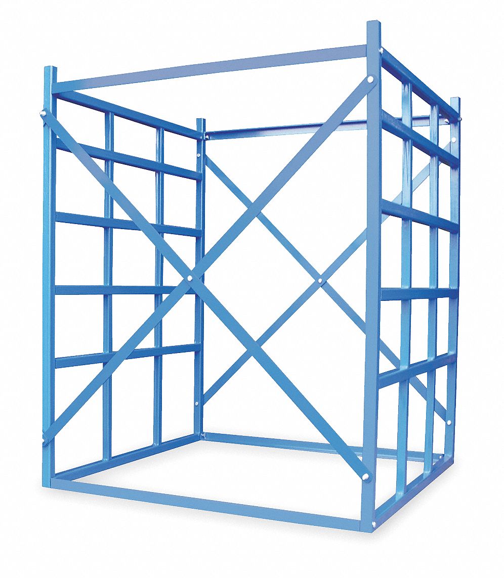 VESTIL Starter Horizontal Bar Storage Rack with None Decking and 15