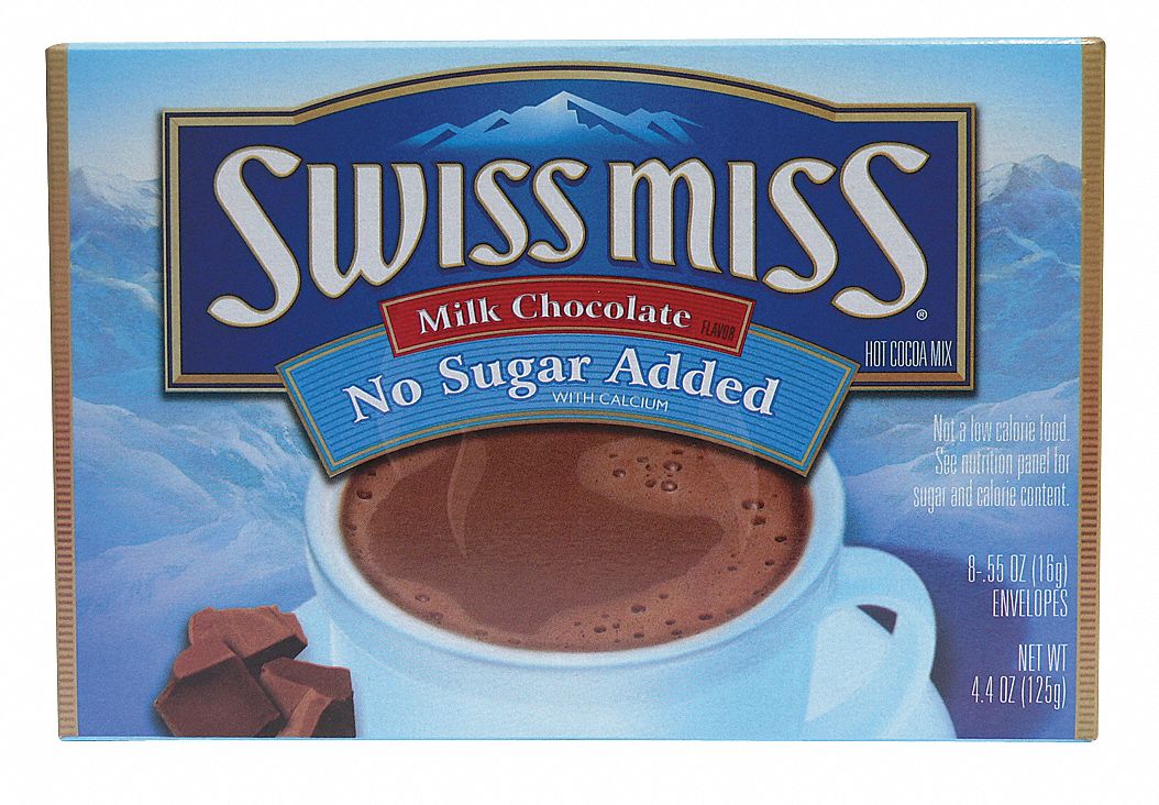 SWISS MISS Sugar Free Chocolate, Not Applicable Hot Chocolate, 0.55 oz