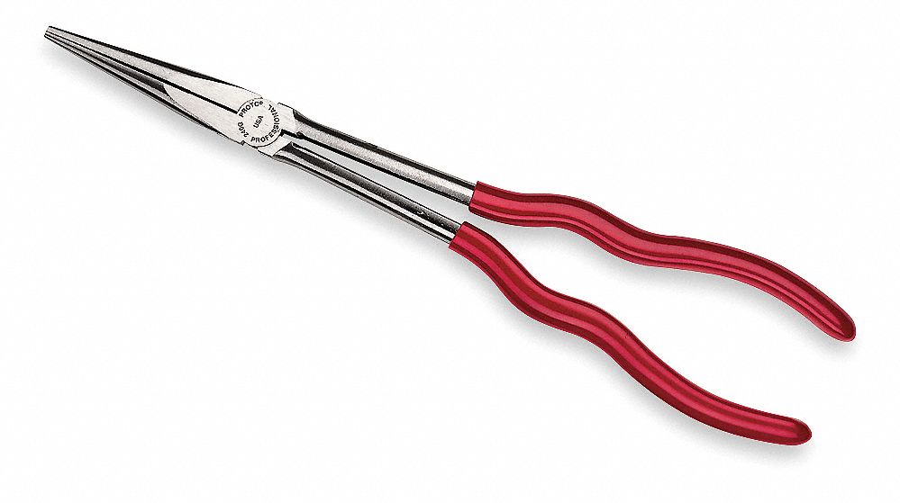 PROTO Needle Nose Pliers, Jaw Length 213/16", Jaw Width 23/32", Jaw