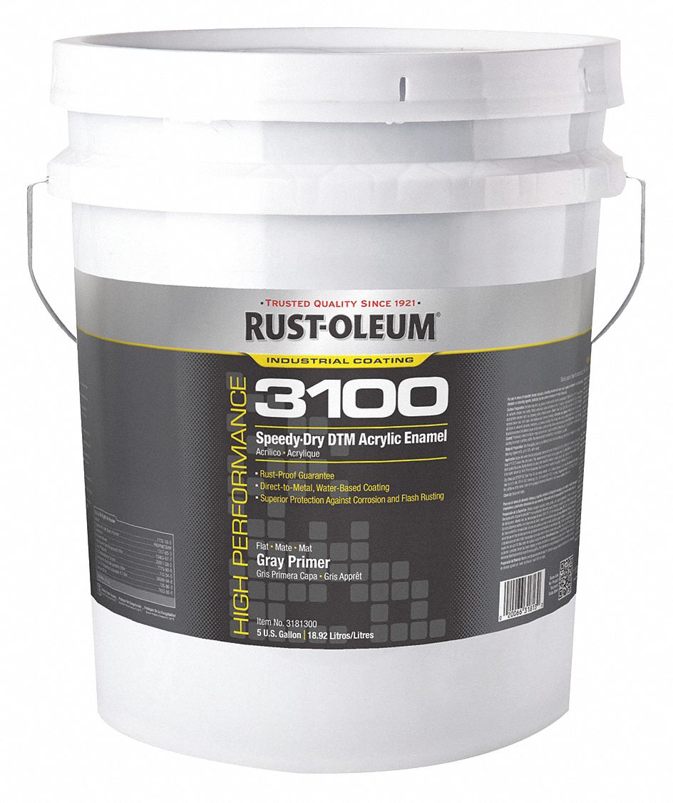 RUST OLEUM Interior Exterior Primer With 220 To 380 Sq Ft Gal Coverage