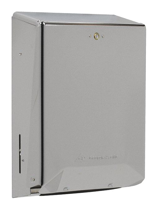 GEORGIA-PACIFIC Paper Towel Dispenser, GP Pro, Silver, (300) C-Fold