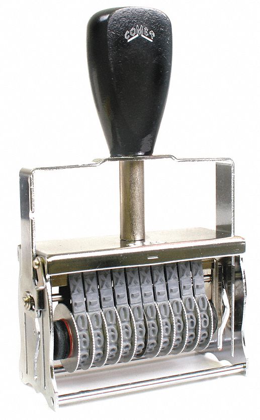 COSCO Ink Pad Required Numbering Stamp 1CZT4038727 Grainger