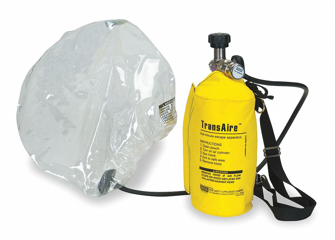 MSA Emergency Escape Breathing Apparatus, NIOSH Approval TC13F445, 5
