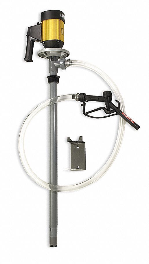 DAYTON Electric Operated Drum Pump, Unmetered Dispensing with Manual ShutOff, 110V AC, 1 hp