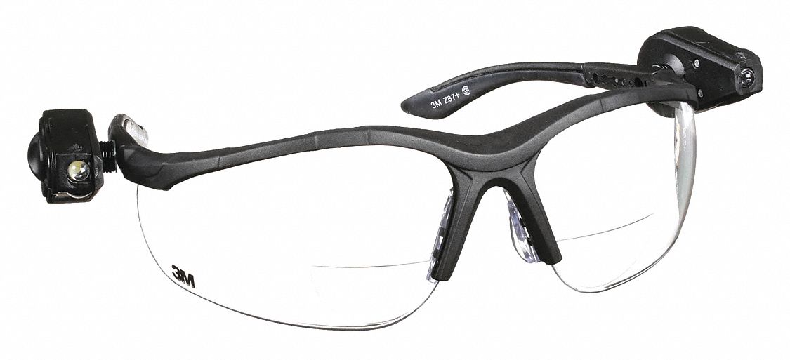 3M Clear AntiFog Bifocal Safety Reading Glasses, +2.0 Diopter 1DPG4