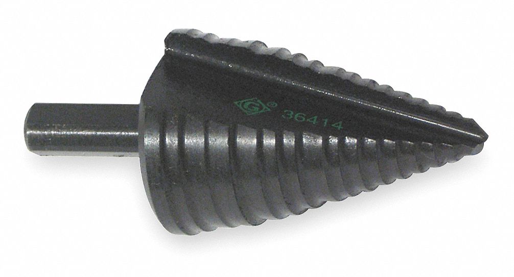 GREENLEE Step Drill Bit, 7/8 in to 1 3/8 in Size Range 1FAH136414 Grainger