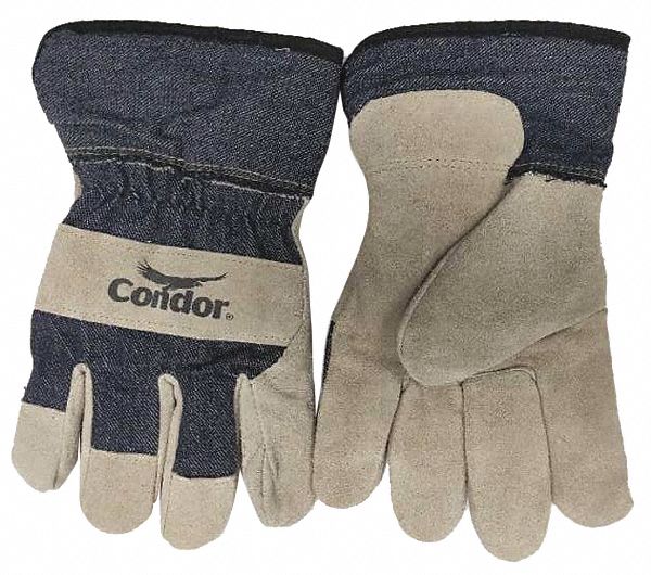 CONDOR Cold Protection Gloves, XL, Soft Brushed Nylon Lining, Denim