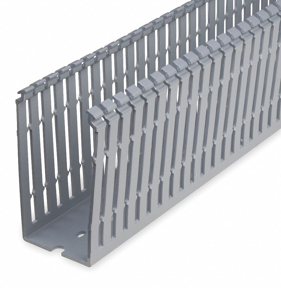 THOMAS & BETTS Wiring Duct, Wall Type Narrow Slot, Slot Width 0.20 in