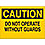 Safety Label,3-1/2 In. H,5 In. W
