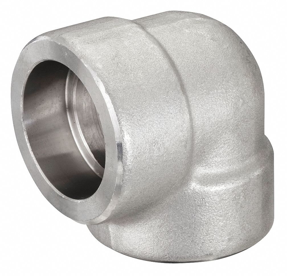 SMITH COOPER 316 Stainless Steel Elbow 90 Degrees Socket Weld 1 1 2