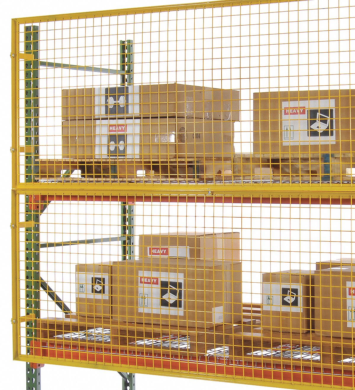 HUSKY RACK & WIRE Yellow Steel Aisle Guard 1LWV8RGW0805 Grainger