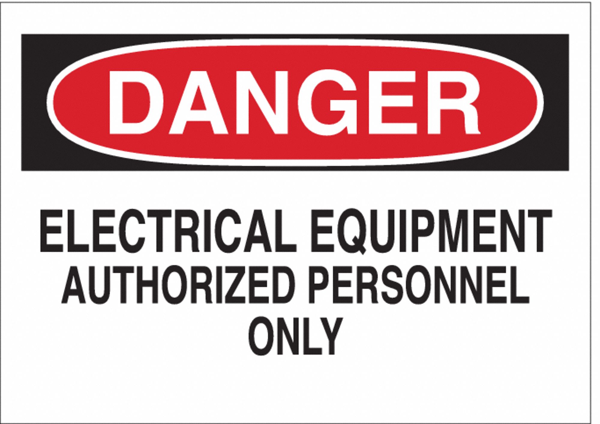 Safety Sign Label,5 In. W,3-1/2 In. H