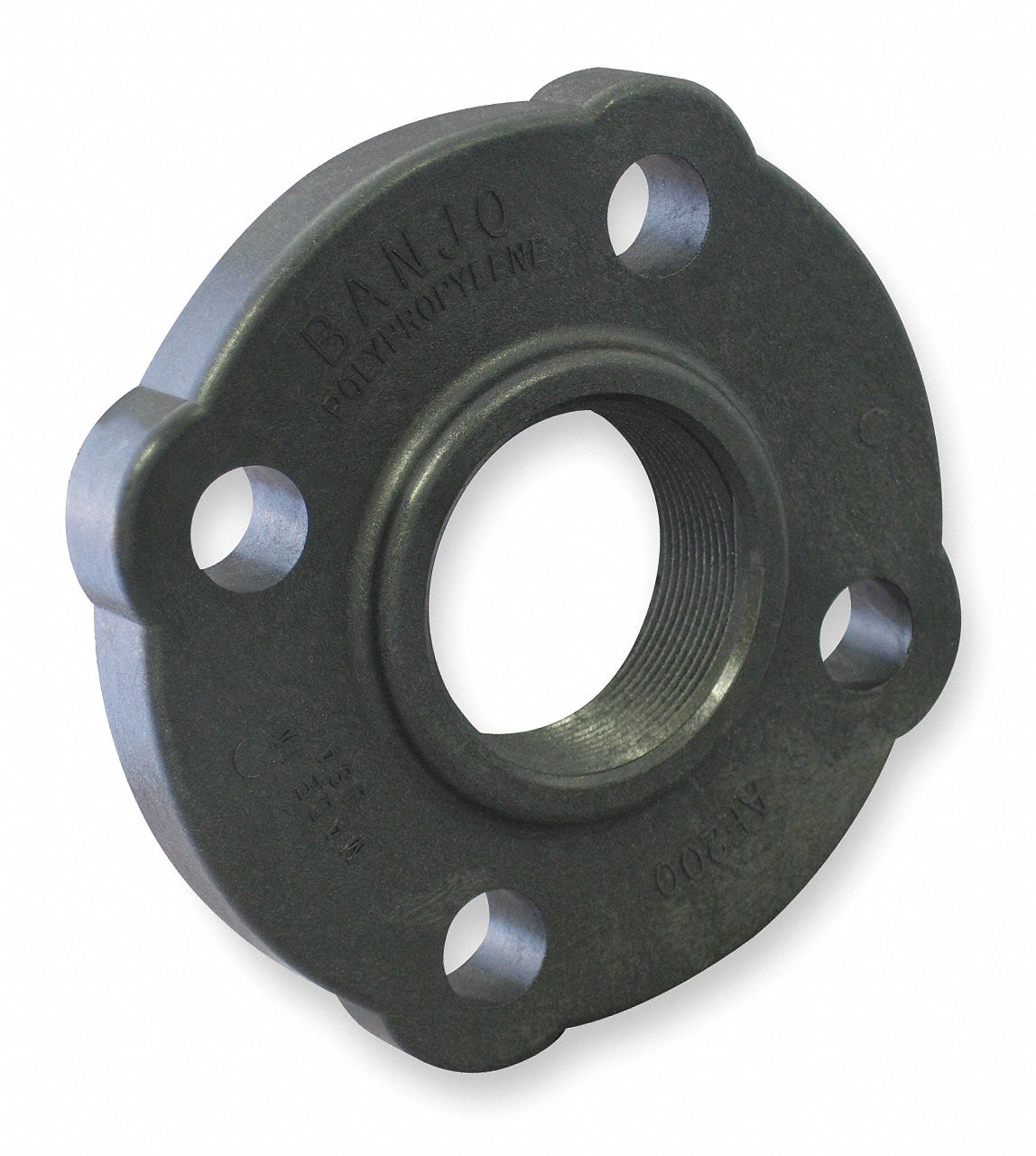 Flange,Class 150,1 In,FPT,Poly,Black