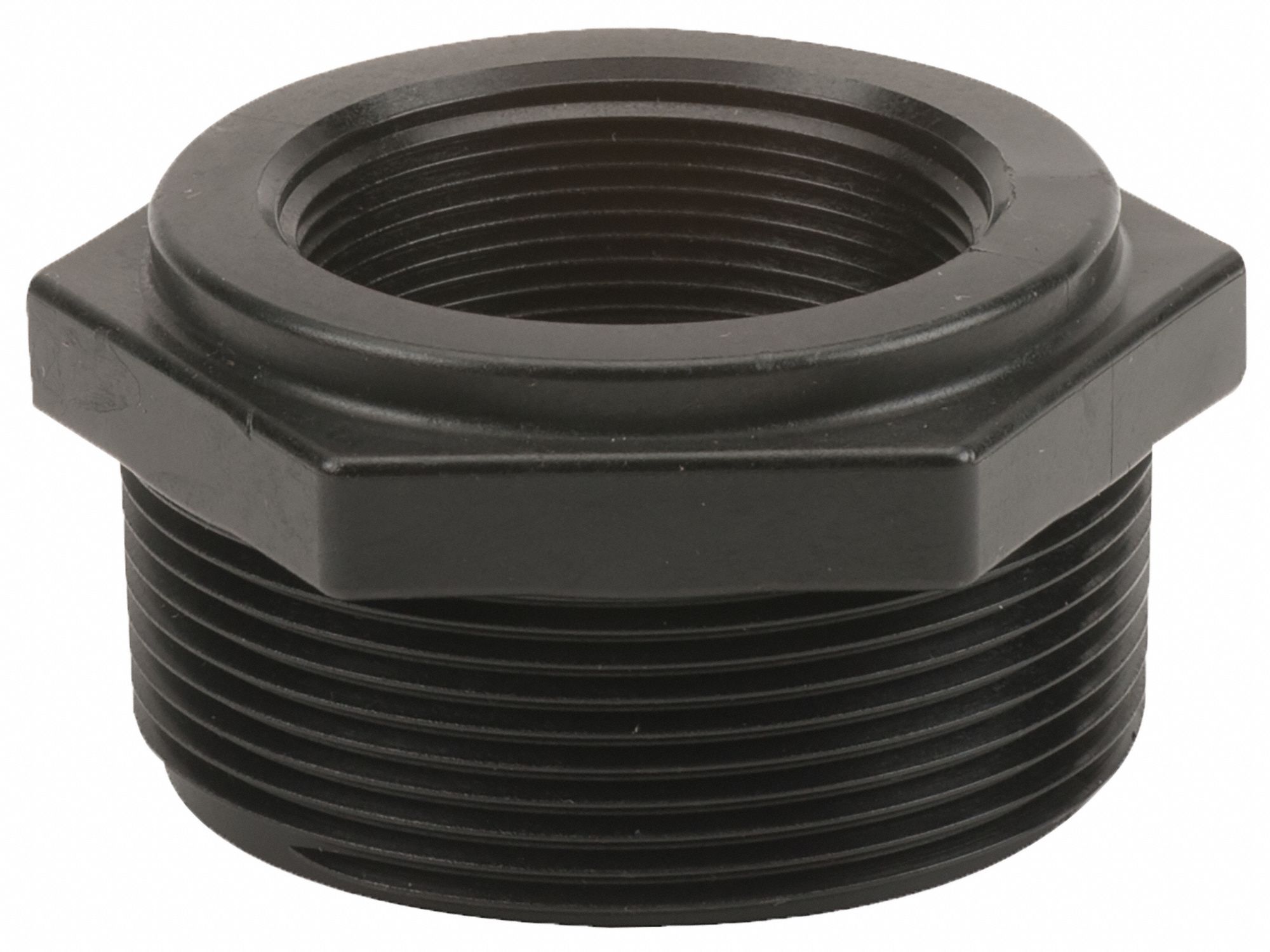 GRAINGER APPROVED 3 in x 2 in Reducing Bushing, Polypropylene, Max