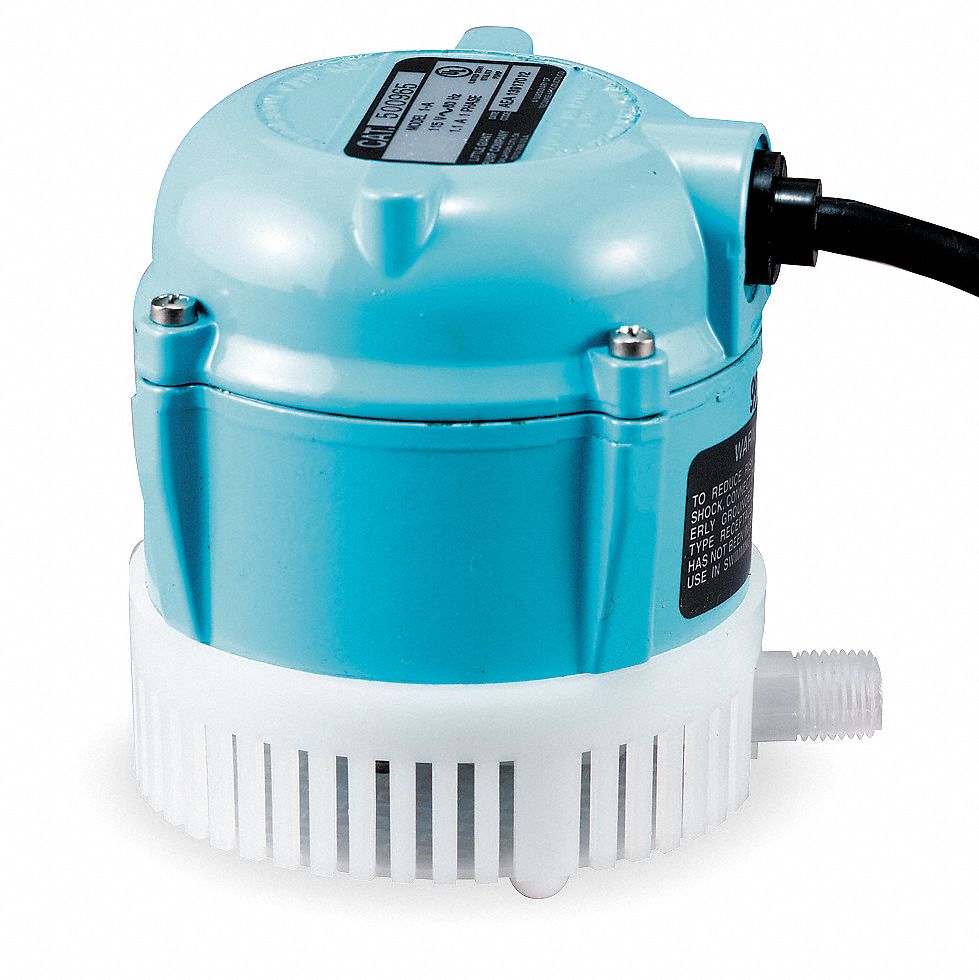 LITTLE GIANT Pump,41/4 In. L,41/4 In. W,41/4 In. H 1P9391A