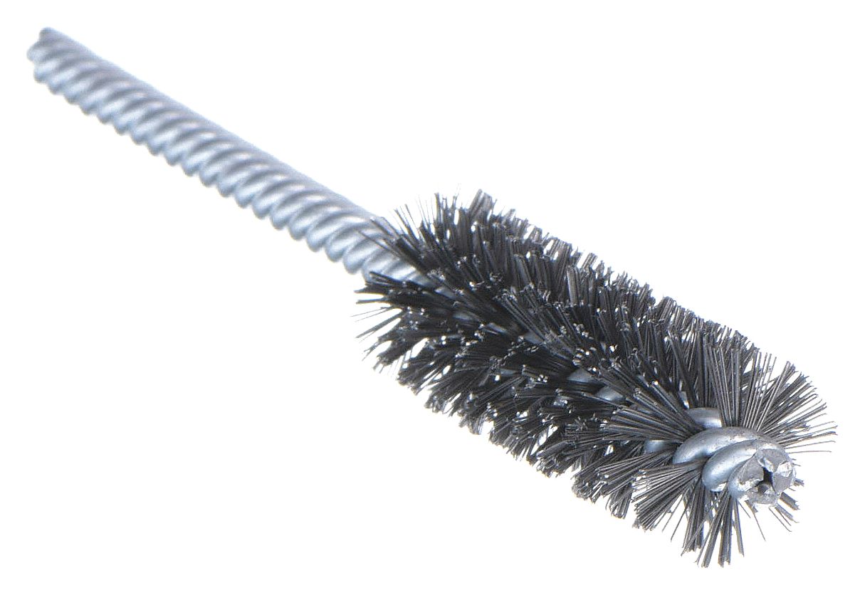 WEILER 11/4" Power Spiral Brush, Double Shank, 21/2" Brush, 51/2