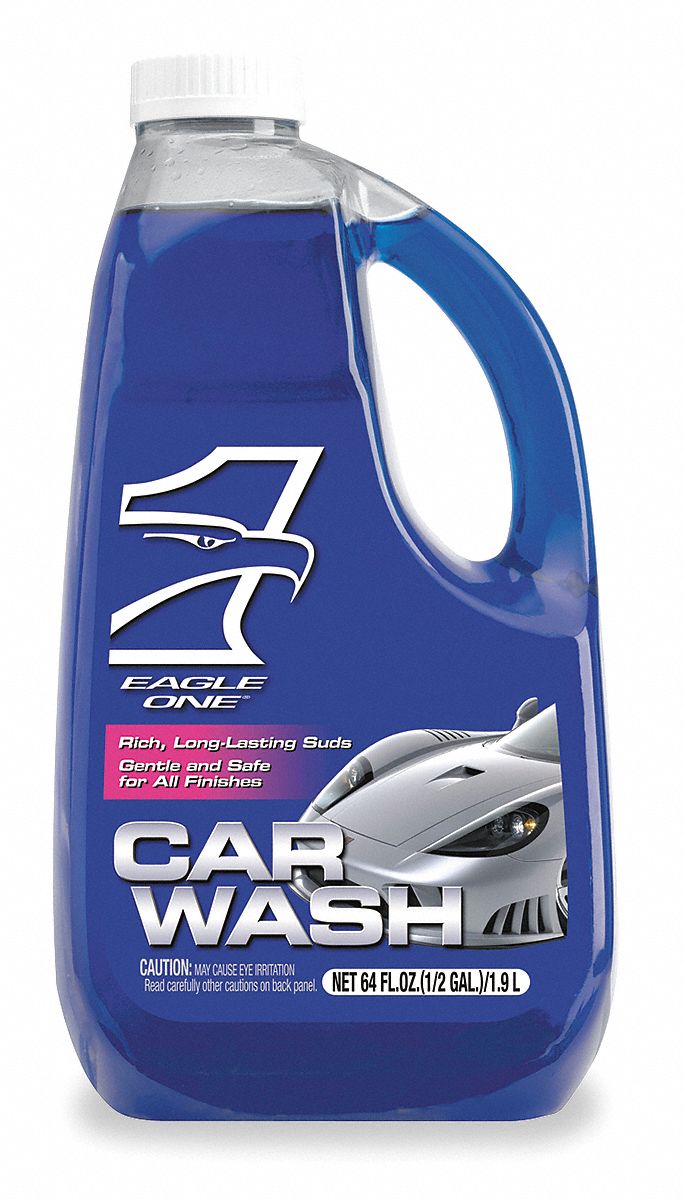 EAGLE 1 Car Wash Detergent, 64 oz, Use w/Wool Mitt 1PKR9655484 Grainger