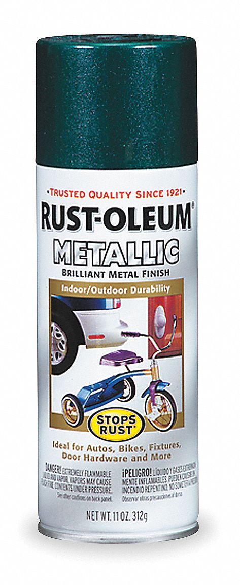 RUST-OLEUM Stops Rust® Metallic Spray Paint in Metallic Racing Green