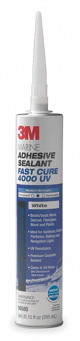 Marine Adhesive/Sealant,10 oz Cartridge