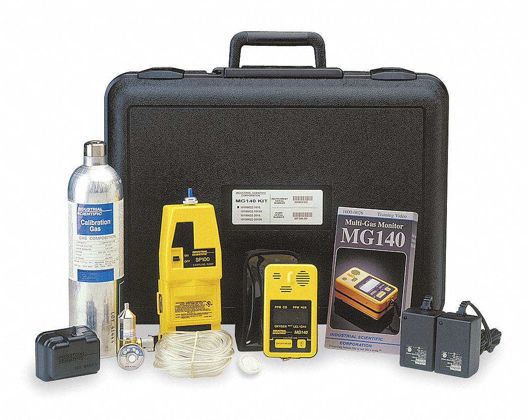 INDUSTRIAL SCIENTIFIC MultiGas Detector, NiCad Battery Type 1VK73