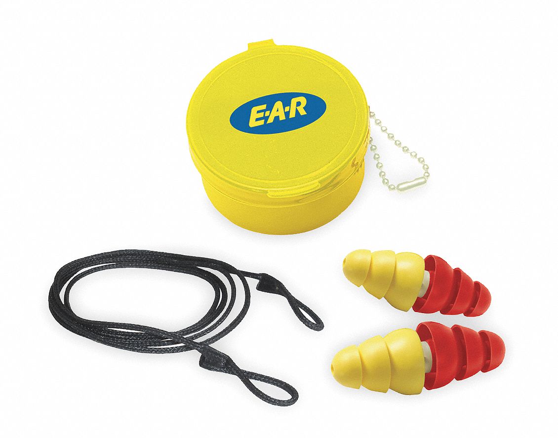 Ear Plugs,22dB,Corded,Univ,PR