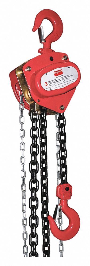 DAYTON Manual Chain Hoist,6000 lb.,Lift 20 ft. - 1VW63|1VW63 - Grainger