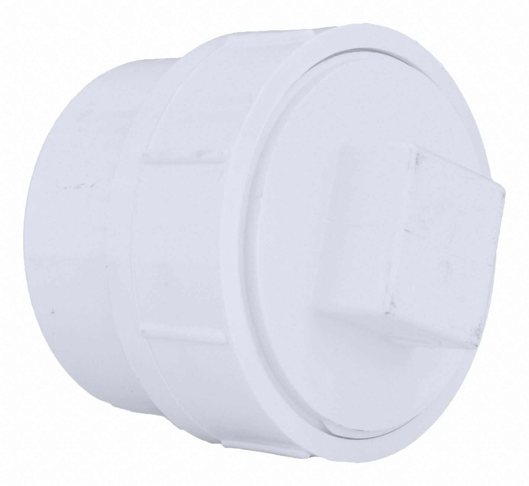 GRAINGER APPROVED PVC Cleanout Adapter With Plug FNPT X Spigot 4 In