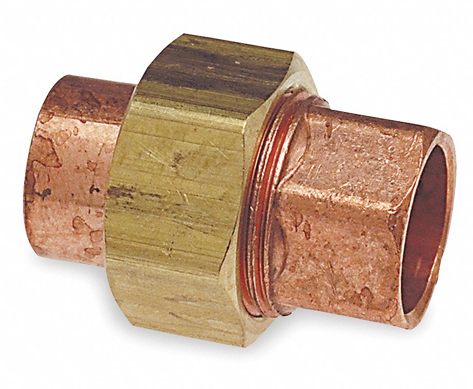 NIBCO Wrot Copper Union, C x C Connection Type, 1" Tube Size 1WLJ9