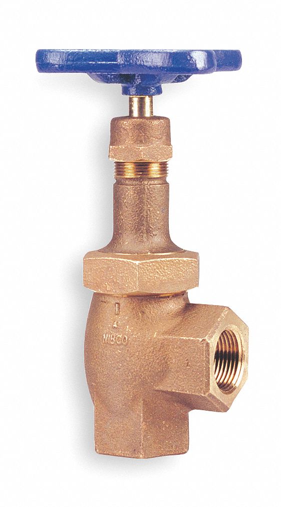 NIBCO Angle Globe Valve, Class 300, 3/8 In. 1WPT6T375B 3/8 Grainger