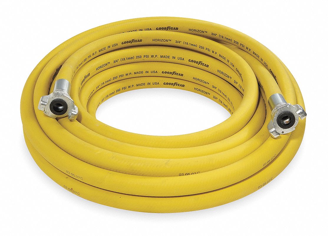 GRAINGER APPROVED Air Hose, Hose Cover Material EPDM, 3/4 in, 50 ft