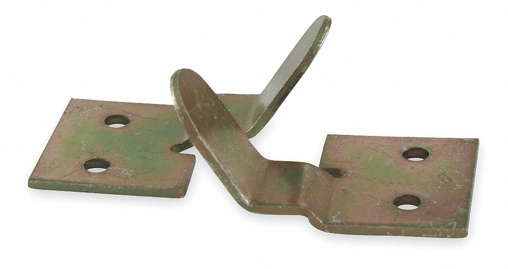 GRAINGER APPROVED Alignment Bracket, BiFold Door, Steel, Zinc