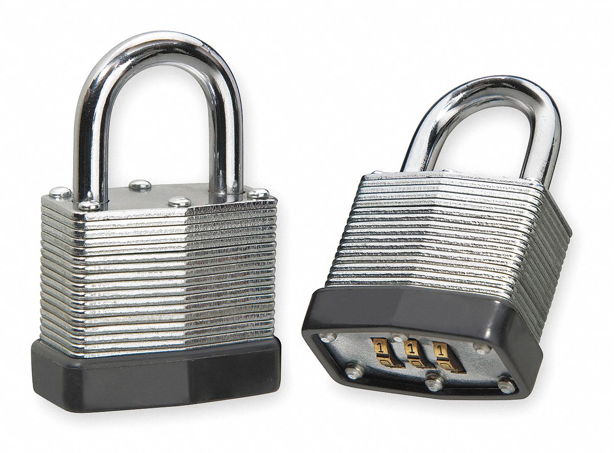 Padlock,Combination,Silver,Different