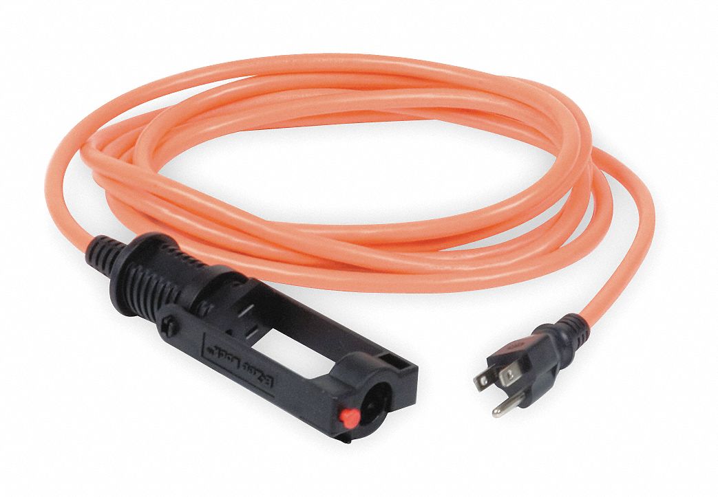 POWER FIRST Locking Extension Cord, Outdoor, 13.0, 125V AC, Number of