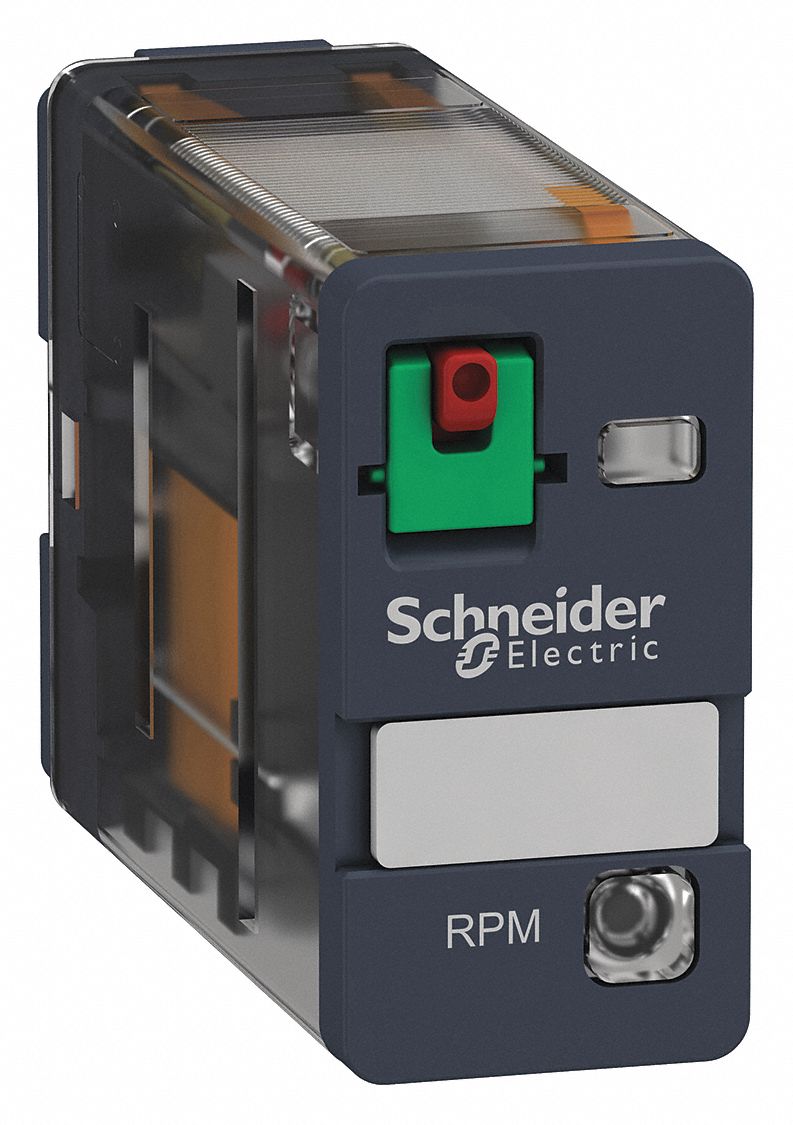 SCHNEIDER ELECTRIC General Purpose Relay, 24V AC Coil Volts, 15A @ 277V ...