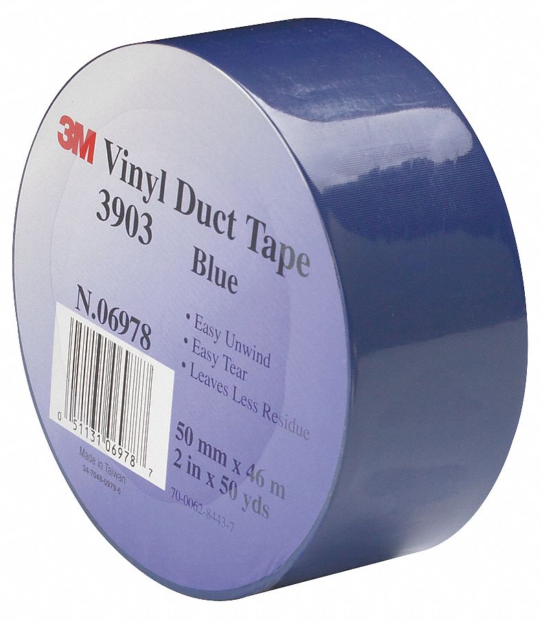Duct Tape,2 x 50 yd,6.5 mil,Blue,Vinyl