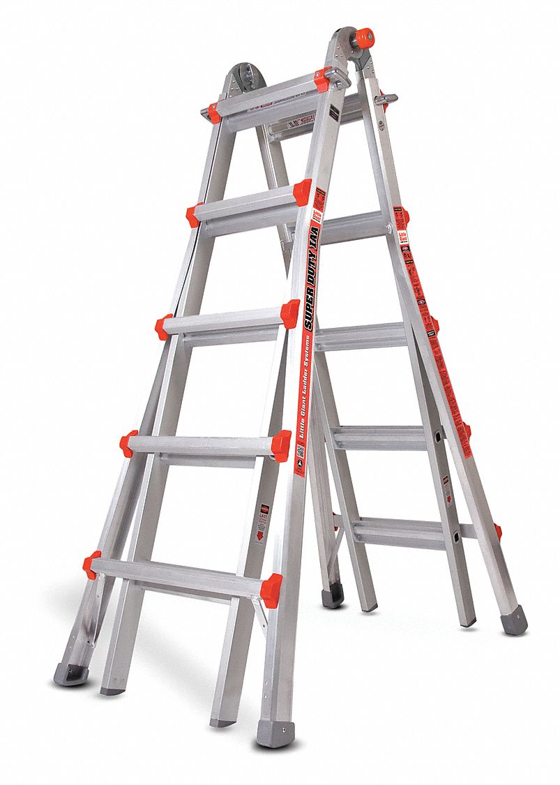 LITTLE GIANT Multipurpose Ladder,22 ft.,IAA,Aluminum 1YMG210403