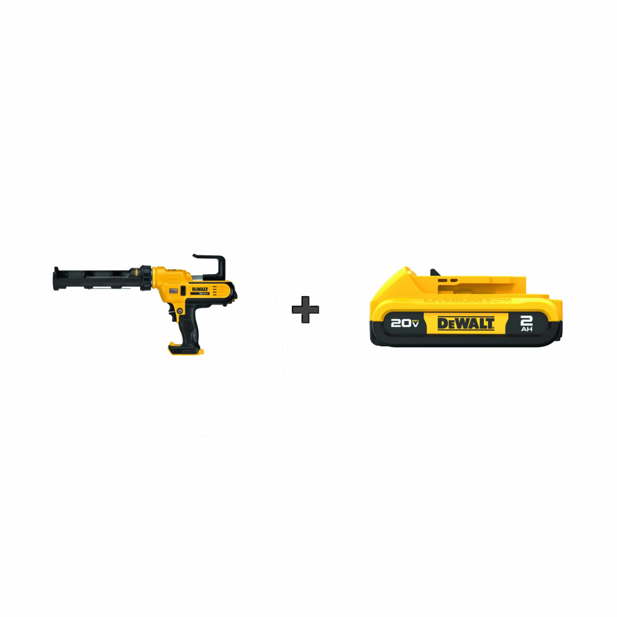 Dewalt V Dc Cartridge Caulk Gun Kit F Dce B Dcb