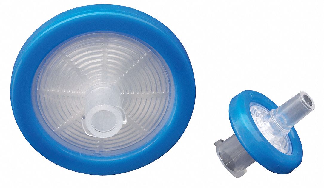 CELLTREAT Syringe Filter, 25 mm Membrane Dia., 0.45 um Pore Size, PVDF