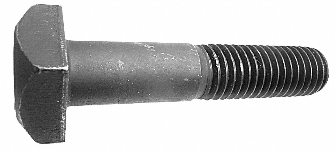 GRAINGER APPROVED 1/2"13 Alloy Steel Freight Car Bolt, Grade 8, Plain