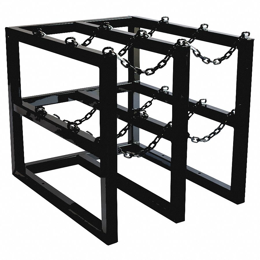 JT RACKING SYSTEMS Gas Cylinder Rack, 30inWx36inDx30inH 20JL153D2W
