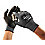 Coated Gloves,Nitrile,Silver,10,PR