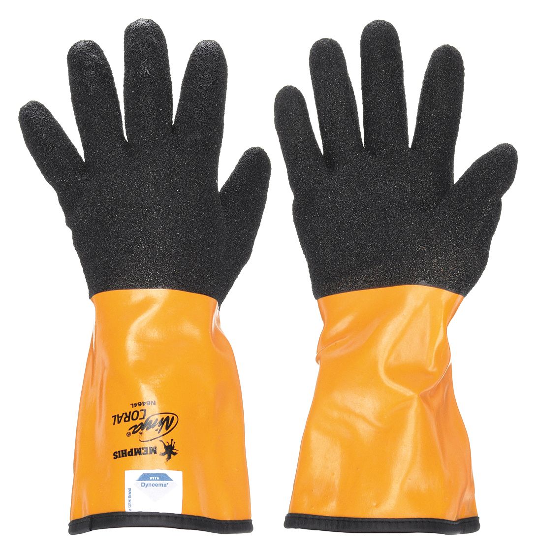 MCR SAFETY Cut Resistant Gloves, A4, M, Yellow/Blk, PR 20KK78N6464M