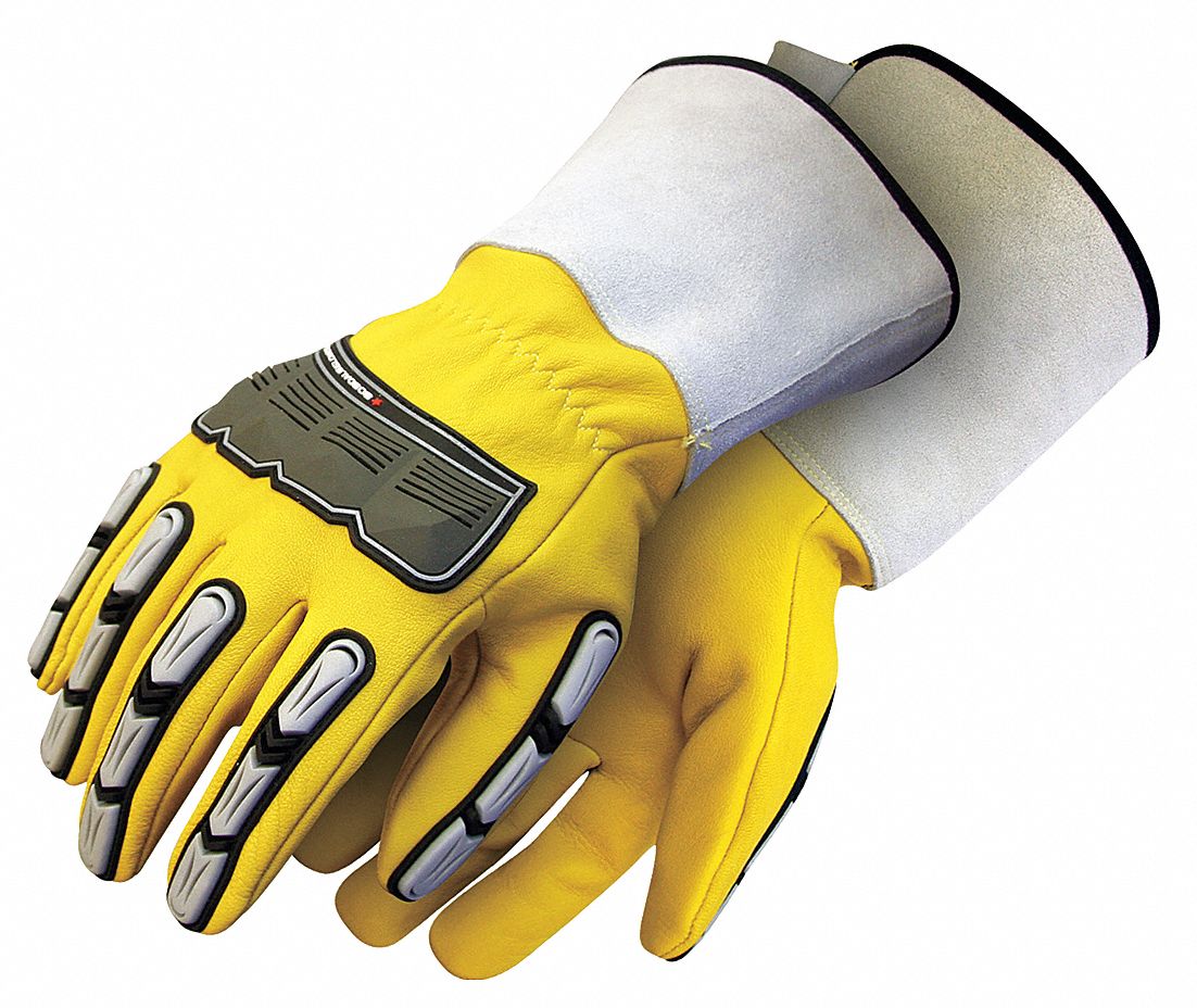 Cold-Condition Specialty Driver GlovesC100 Lining, Safety Cuff, Yellow, 2XL, PR, 1