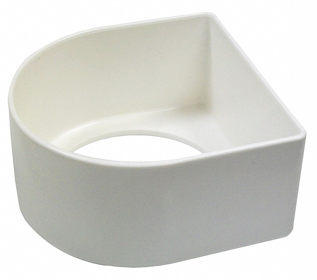 FRESHWAVE IAQ Plastic Wall Mount Bracket, White 20PG735846 Grainger