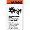 Warning Labels,8inHx4-1/2inW,Tape